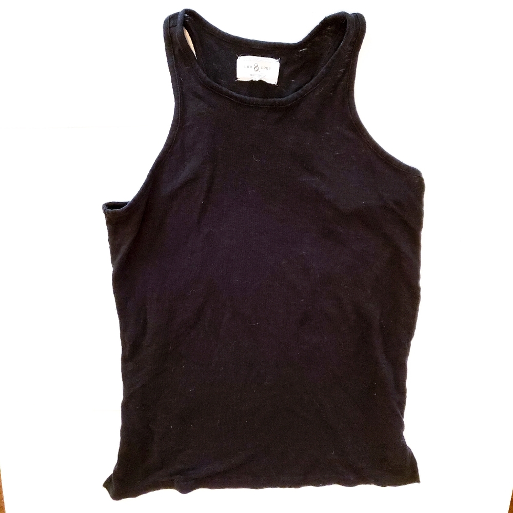 Lou & Grey Linen Tank Top Size Small